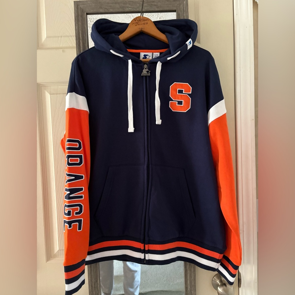 Syracuse Starter Zip-Up Hoodie